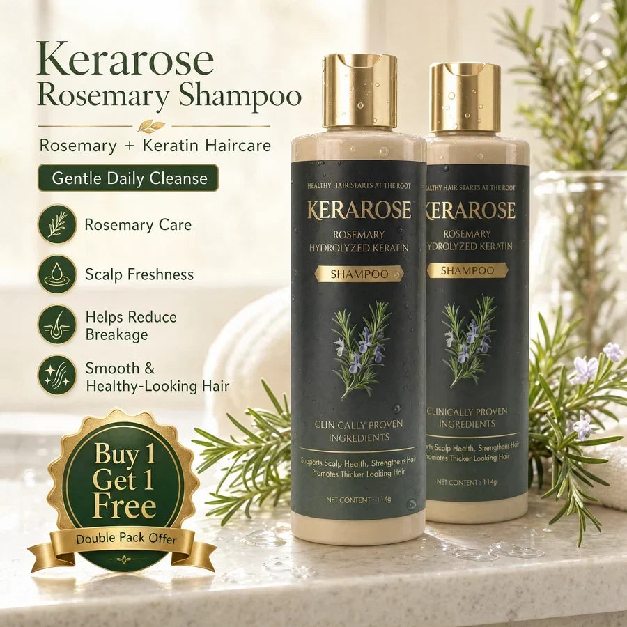 ✨HOT SELL 50% Off TODAY✨ BUY 1 GET 1 FREE ✨ LIMITED OFFER❄️💆| Kerarose Rosemary Shampoo For Hair Growth