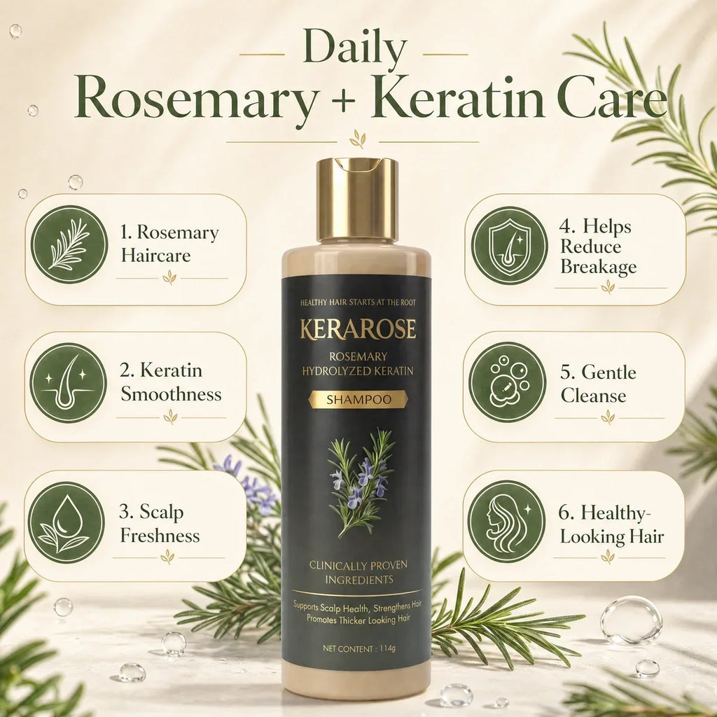 ✨HOT SELL 50% Off TODAY✨ BUY 1 GET 1 FREE ✨ LIMITED OFFER❄️💆| Kerarose Rosemary Shampoo For Hair Growth